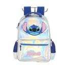 Mochila Escolar Infantil Luxcel Stitch Prata - IS41
