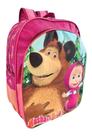 Mochila Escolar Infantil Menina Masha E O Urso Costas G F5 Mochila Escolar Infantil Menina Masha E O Urso Costas G F5