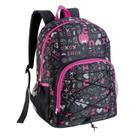 Mochila Escolar Infantil SBDV-2033 Estampada Preto - Fuseco