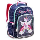 Mochila Escolar Infantil Unicórnio Menina Menino Passeio