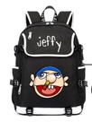 Mochila escolar Jeffys Boy Anime para estudante