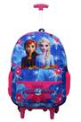 Mochila escolar juvenil com rodas frozen