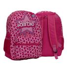 Mochila Escolar Juvenil Estampa Barbie Costas Volta As Aulas