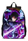 Mochila Escolar Juvenil Estilo Desenho Oriental Masculino e Feminino Estampa Criativa Moderna