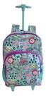 Mochila Escolar Juvenil Rodinhas Winth Teens Colorida Grande