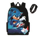 Mochila Escolar lançamento Infantil Para Meninos Novidade Mais Relogio Led