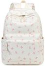 Mochila escolar LEDAOU Teen Girls, bolsas de livros, poliéster rosa