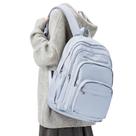 Mochila Escolar Leve Lendolk - À Prova de Respingos - Nylon Azul Mochila Escolar Leve Lendolk - À Prova de Respingos - Nylon Azul