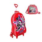 Mochila Escolar LOL Mc 3D De Rodinha + Lancheira MaxToy