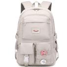 Mochila escolar Makukke para meninas adolescentes, laptop de 15,6 polegadas, cinza