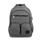 Mochila Escolar Masculina Juvenil Color Block Cinza Mochila Escolar Masculina Juvenil Color Block Cinza