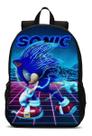 Mochila Escolar Masculino Feminino Sonic Volta Às Aulas