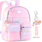 Mochila Escolar Meninas Reforçada Rosa Volta Aulas Infantil
