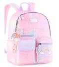 Mochila Escolar Meninas Reforçada Rosa Volta Aulas Infantil