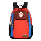 Mochila Escolar Menino Bolsa Reforçada Juvenil Super Mario