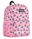 Mochila escolar Minecraft Kids com bolso frontal rosa