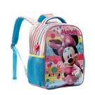 Mochila Escolar Minnie Mouse Infantil Bolsa Costas Feminina