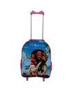 Mochila Escolar Moana Carrinho Menina Rosa