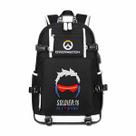 Mochila escolar Overwatch Soldier 76 Cartoon Kids Oxford Mochila escolar Overwatch Soldier 76 Cartoon Kids Oxford