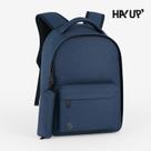 Mochila Escolar, Passeio Azul Hayup Com Estojo Reforçada