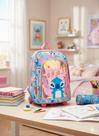 Mochila Escolar Puket Com Rodinha Lilo E Stitch Azul Ceu Coleção 2026