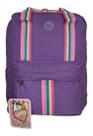 Mochila Escolar Quadrada Clio Style Notebook Juvenil Estudo