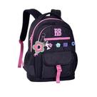 Mochila Escolar Rebecca Bonbon Flower Power 17.5 Feminina Com Bolso Antifurto E Alça Carona