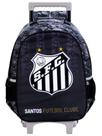 Mochila Escolar Rodas e Costas Time Santos 16618 Original