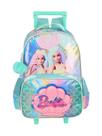 Mochila Escolar Rodinha Barbie Holográfica IC41466