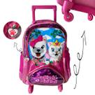 Mochila escolar rodinha feminina 360 gatinhos 360 Winth