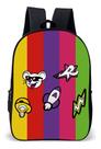 Mochila Escolar Simples Youtubers Os Rosas Tropa Logo Mochila Escolar Simples Youtubers Os Rosas Tropa Logo