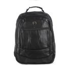 Mochila Escolar Trabalho executiva Preta acolchoada para Notebook entrada USB e Fone de ouvidos Impermeável