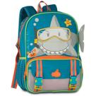 Mochila Escolar Tubarão de Costas Infantil Confortável Alças Reforçadas Menino Estampa Divertida Criança Material Caderno Mochila Escolar Tubarão de Costas Infantil Confortável Alças Reforçadas Menino Estampa Divertida Criança Material Caderno