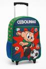 Mochila Escolar Turma Da Mônica Cebolinha Aula Rodinhas - luxcel