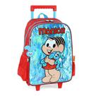 Mochila Escolar Turma da Monica Com Rodinhas Mala Haste Rodas Mochila Escolar Turma da Monica Com Rodinhas Mala Haste Rodas