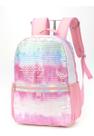 Mochila Escolar Unicornio Tie dye Infantil Menina Paete Mochila Escolar Unicornio Tie dye Infantil Menina Paete