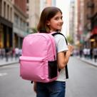 Mochila Escolar Unissex 15l Escola Faculdade Nylon Ziper