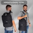 Mochila Escolar Universidade Trabalho Academia 35L Alça Lateral Versátil Impermeável