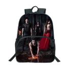 Mochila escolar Vampires Diaries B para crianças - 30x16x40cm