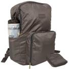Mochila Escolar Viagem Bolsa Academia Unissex Dobrável Cinza CBRN18239