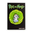 Mochila esmaltada com alfinete de lapela Rick and Morty Mr. Poopybutthole