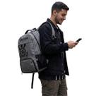 Mochila Esporte Corinthians Térmica Notebook Cinza 25 Litros