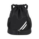 Mochila Esportiva Unissex Com Compartimento Para Sapatos E Bolso À Prova d'Água Para Futebol E