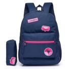 Mochila Estojo Escolar Cavalera Feminina Resistente