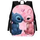 Mochila Estojo Lancheira Escolar Alienígena Azul