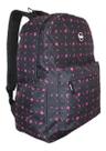 Mochila Estrelinhas Feminina Rabisk Costas Preta Cores Grand