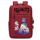 Mochila Estudantil Demoníaca Para Mulher Homem Anime Estudante De Viagem Escolar Dia a Dia