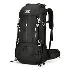 Mochila Esup para Camping y Senderismo 50L con Funda Impermeable para Hombre Negra Mochila Esup para Camping y Senderismo 50L con Funda Impermeable para Hombre Negra