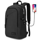 Mochila Executiva Anti-Furto Mancro para Laptop 15,6" - Preta