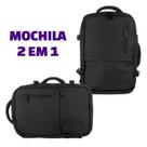 Mochila Executiva Expansível 50L Notebook 16 Polegadas Viagem Trabalho Impermeável 2 em 1 Mala Bagagem de Mão